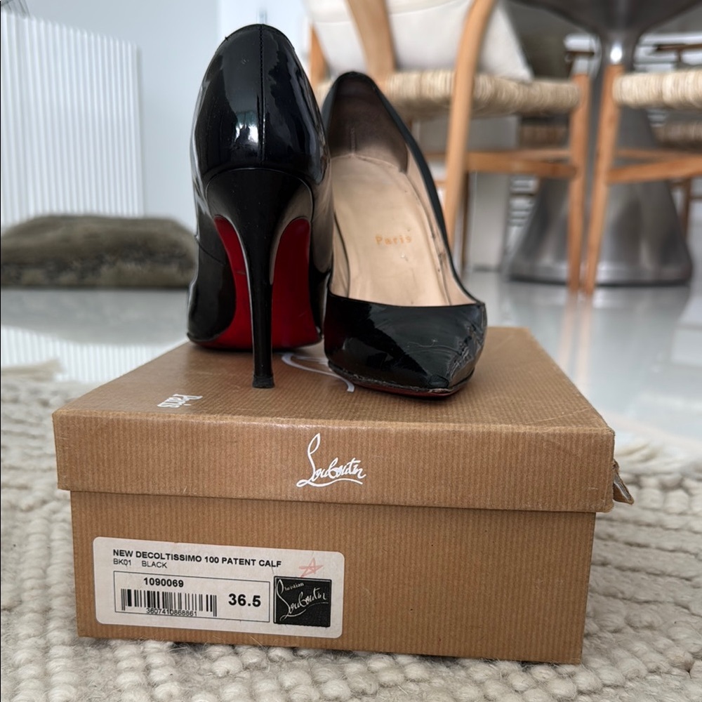 Christian Louboutin Black Stiletto Heels